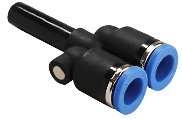 Push to Connect Wye "Y" Union 4mm Tube x 4mm Tube Plug in