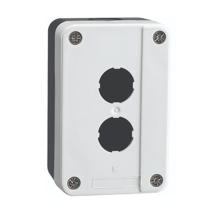 Pushbutton Enclosure 22mm 2-hole, Plastic | Ex9PB02