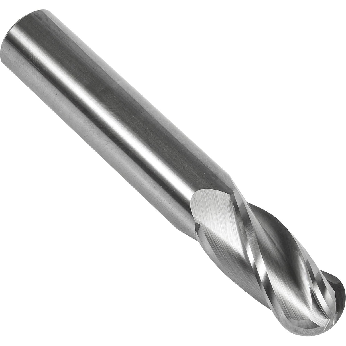 S238 30° Ball Nose End Mill, 1/16" Dia., 1-1/2" L, 4 Flutes, 1/8" Shank, Carbide