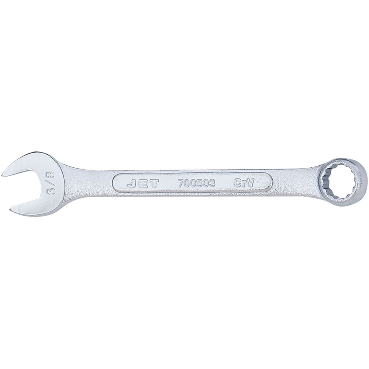 Raised Panel Combination Wrench, 3/8", Chrome Finish