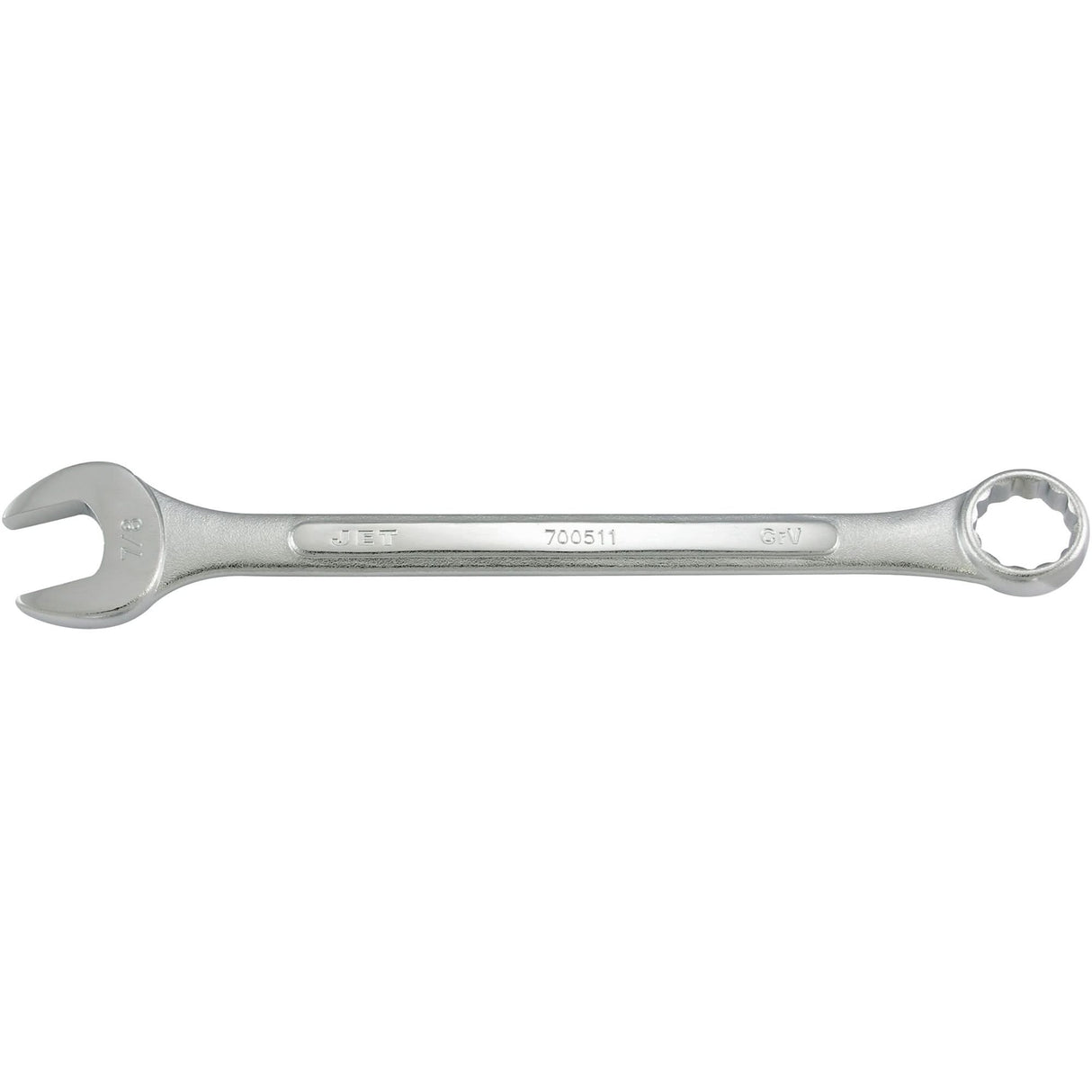 Raised Panel Combination Wrench, 7/8", Chrome Finish