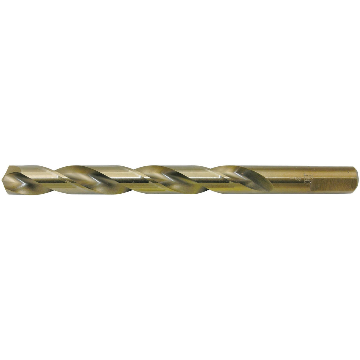 JET-KUT® Gold Super Premium M2 Jobber Drill Bit, High Speed Steel, 1/2", 135° Point Angle