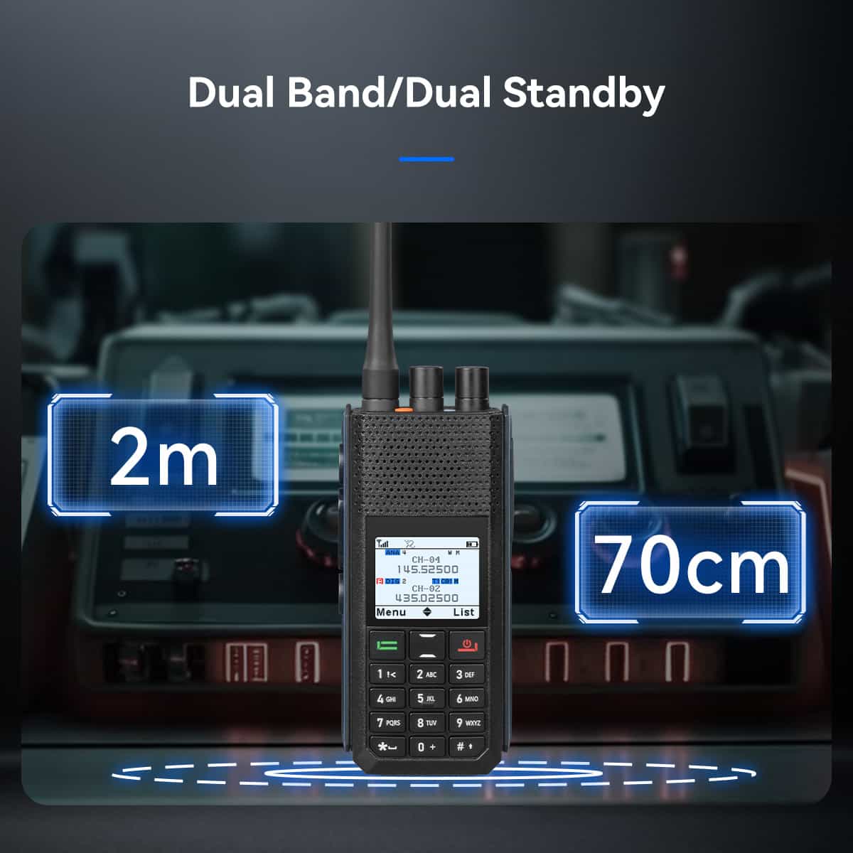 Retevis Ailunce H1 Radio Amateur Numérique et Analogique APRS (6W VHF/UHF)