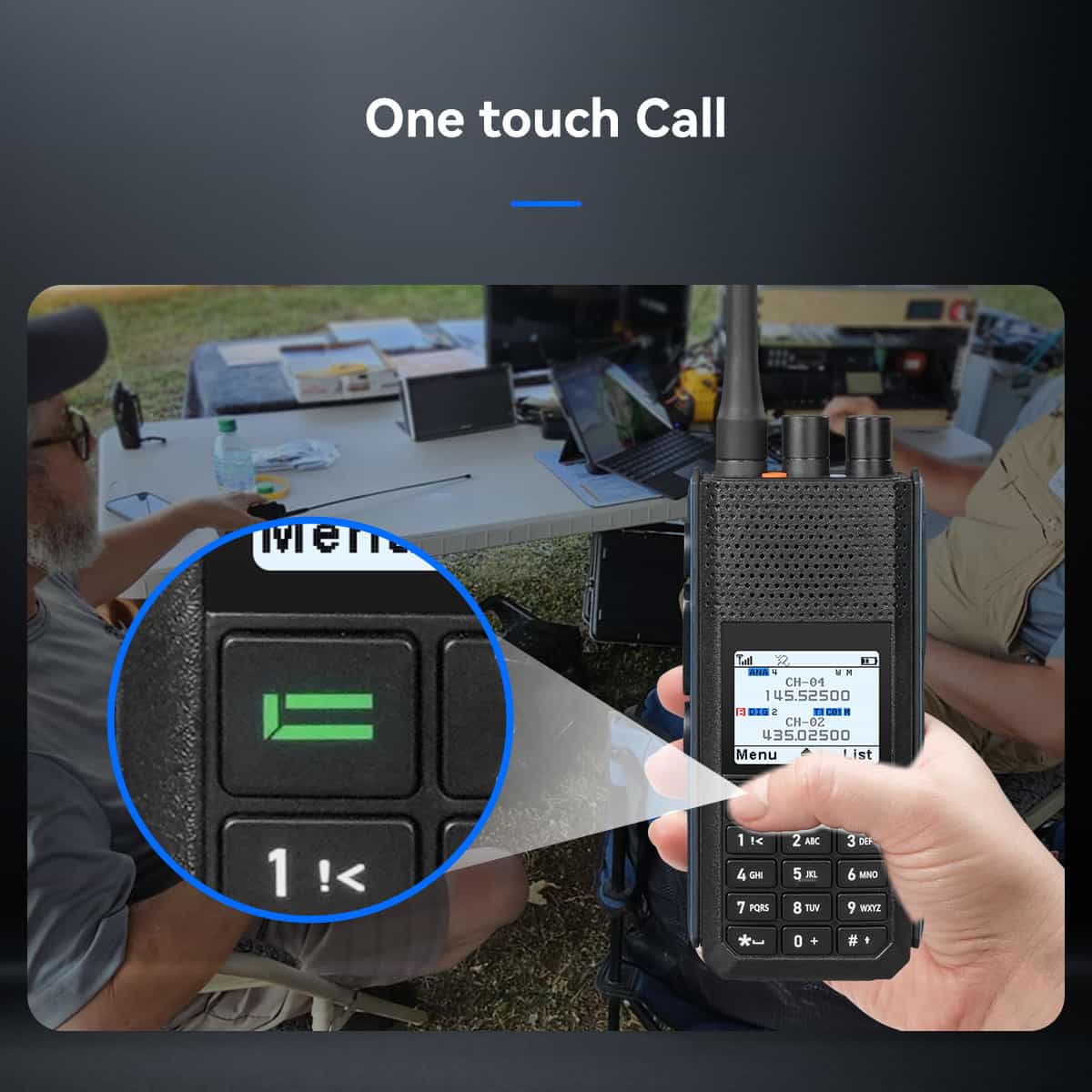 Retevis Ailunce H1 Radio Amateur Numérique et Analogique APRS (6W VHF/UHF)