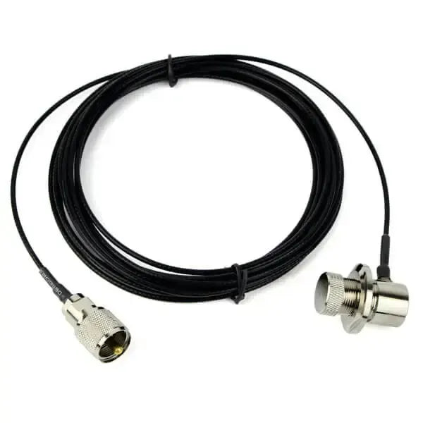 Câble d'antenne mobile Retevis 5M (16,4ft) RG316 (SO-239 vers PL-259)