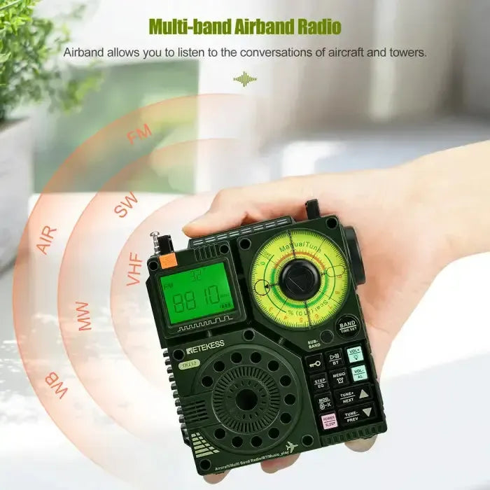 Radio multibande Retevis Retekess TR112 avec contrôle via application