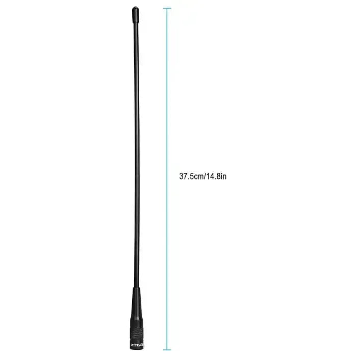 Antenne radioamateur Retevis RHD-771 à gain élevé SMA-M (40cm)