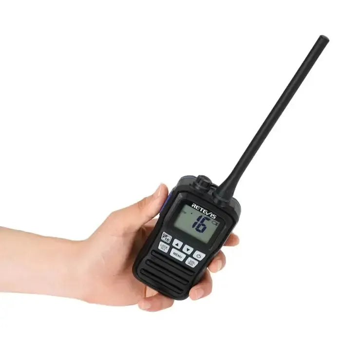 Radio marine flottante VHF Retevis RM01 (3W, étanche IP67)