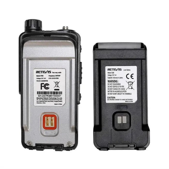 Retevis RT85 I2 BC Search and Rescue (SAR) PEP Two Way Walkie Talkie Radio