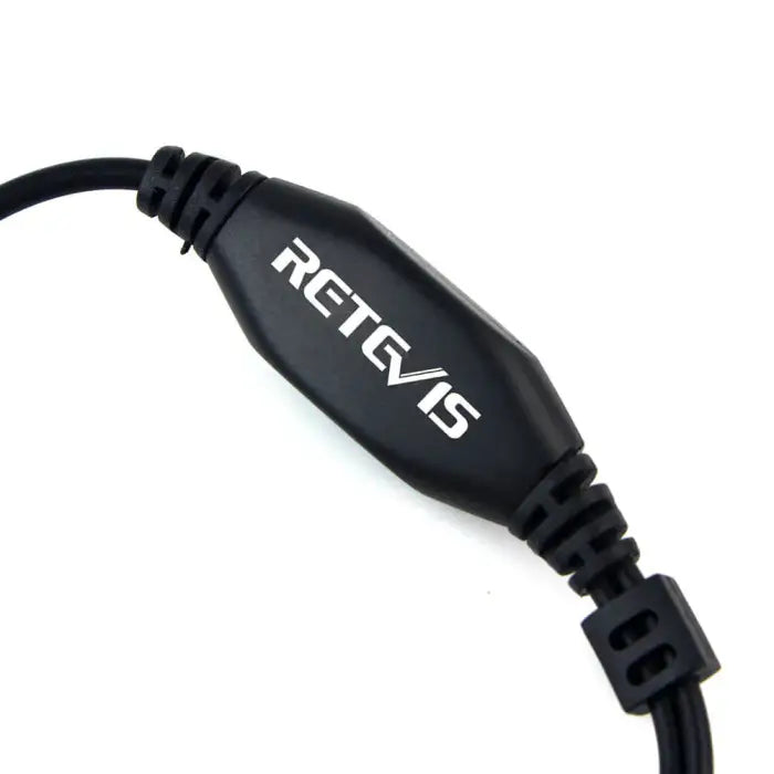 Oreillette Retevis Ă tube acoustique, micro PTT, tour de cou