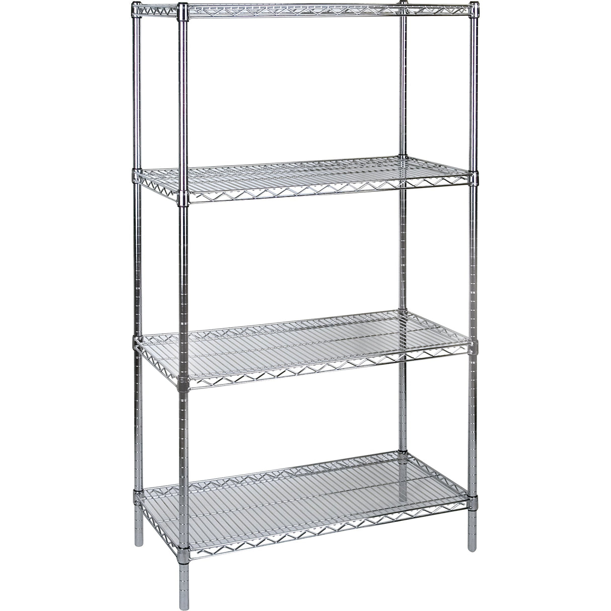 Standard-Duty Chromate Wire Shelving