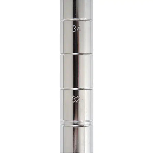 Heavy-Duty Chromate Wire Shelving Post, 33" H