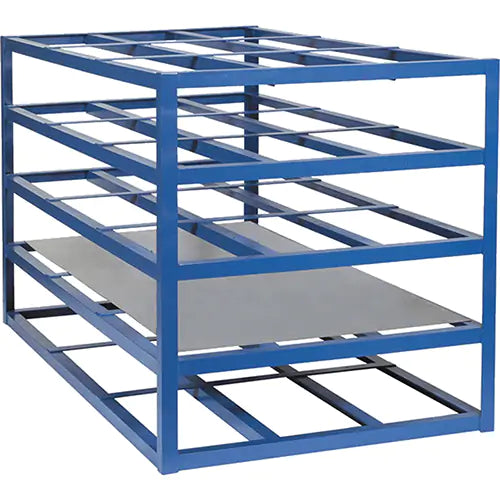 Horizontal Sheet Racks, 103" W x 55" D x 48" H, 2000 lbs. Capacity