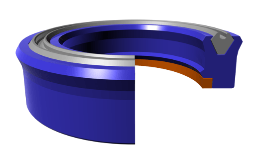 Rod U-Seal (RE) 80mm x 95mm x 13mm - AU/NBR/POM