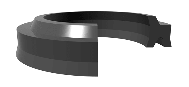Rod Wiper (H) 2.500" x 3.000" x 0.275" - Polyurethane