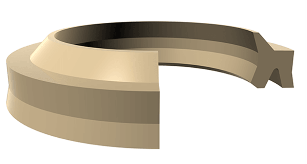 Rod Wiper (WG) 35mm x 43mm x 6.5mm - Polyurethane