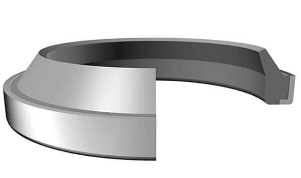 Rod Wiper (WN) 22mm x 35mm x 8mm - Nitrile/Steel