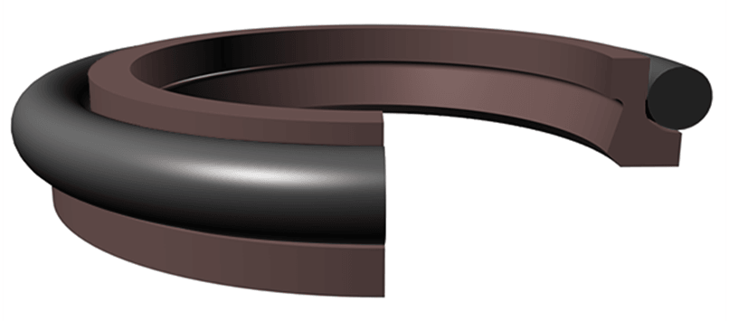 Rod Wiper (WW) 36mm x 42.8mm x 4.5mm - Teflon/Nitrile