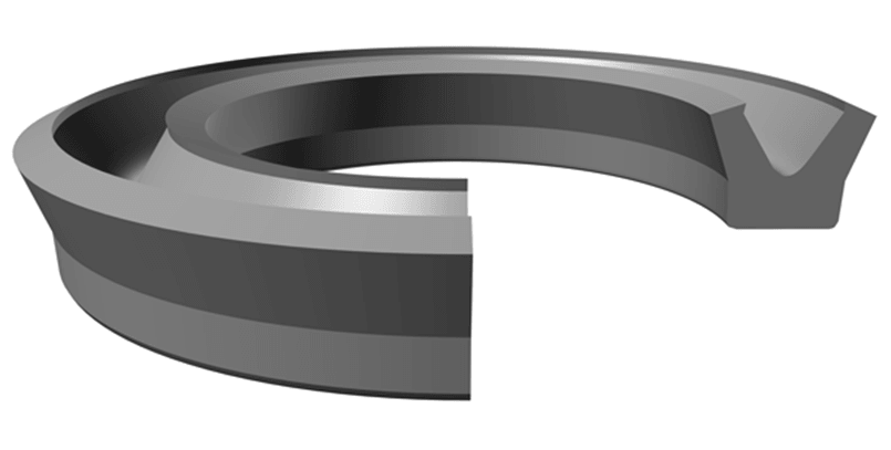 Rod/Piston U-Seal (8400) 6.375" x 7.000" x 0.312" - Nitrile