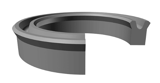 Rod/Piston U-Seal (A/N) 55mm x 75mm x 13mm - Nitrile