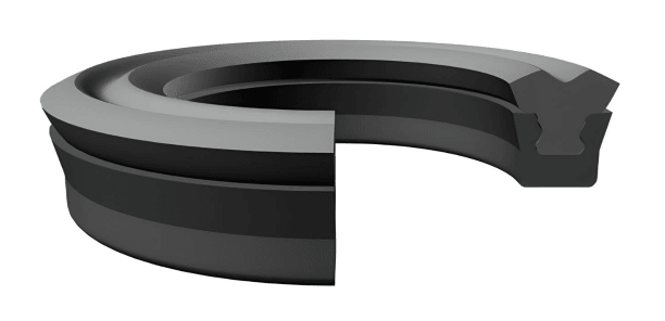 Rod/Piston U-Seal (DZ) 6.000" x 6.500" x 0.562" - Fluorotrel