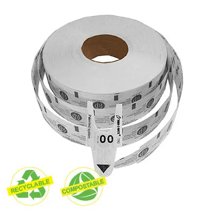Billets numériques 2 chiffres (4000/roll) D900R