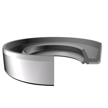 Rotary Shaft Oil Seal 1.500" x 1.989" x 0.250" (KB) - Nitrile/Carbon Steel