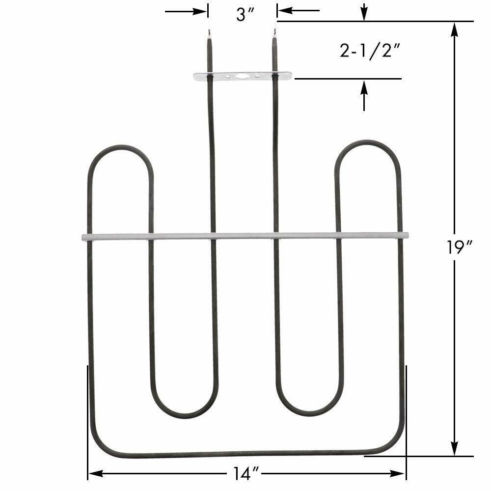 LG Oven Range Sheath Heater Part MEE62306504