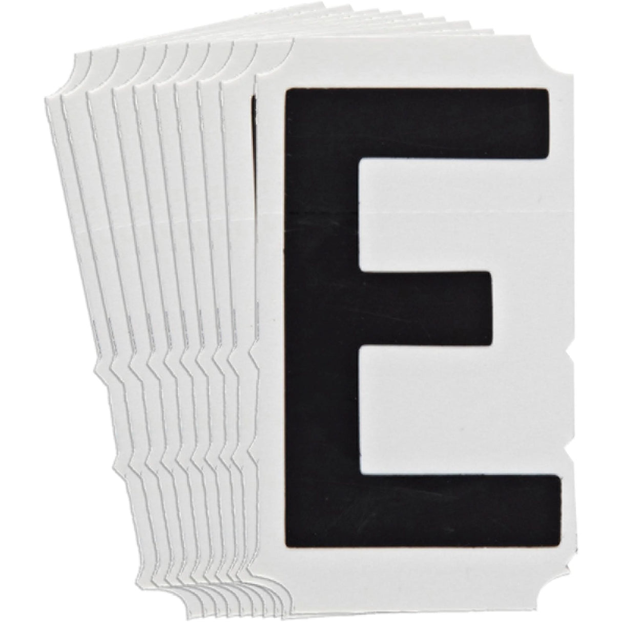 Quick-Align® Individual Gothic Number and Letter Labels, E, 6" H, Black