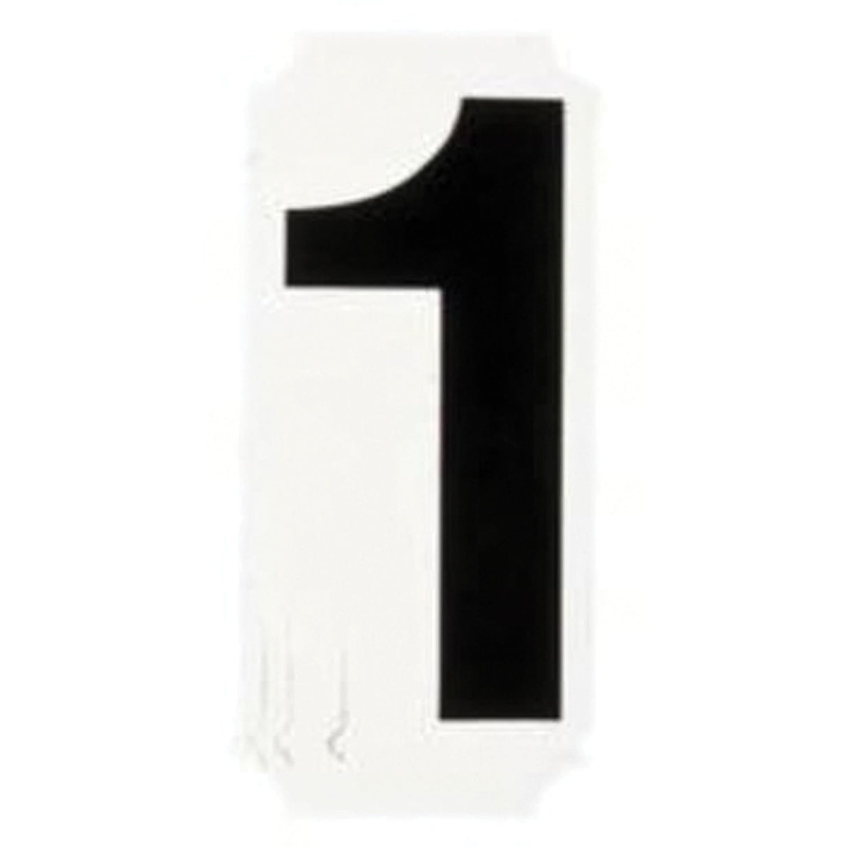 Quick-Align® Individual Number and Letter Labels, 1, 1" H, Black