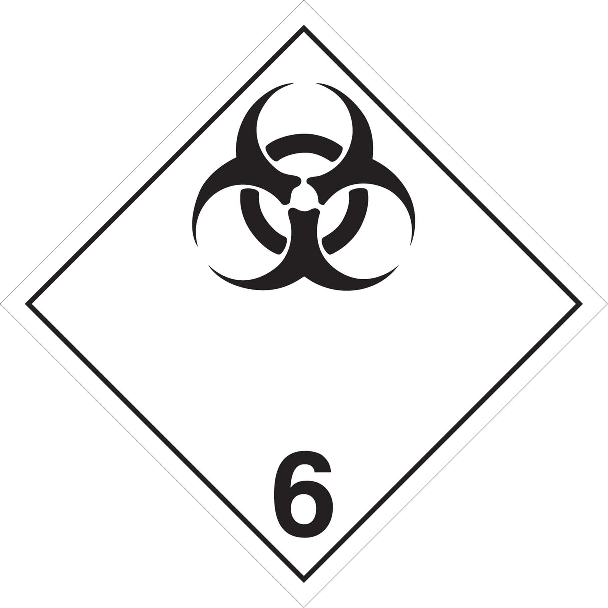 Infectious Substances Placard, Tagboard