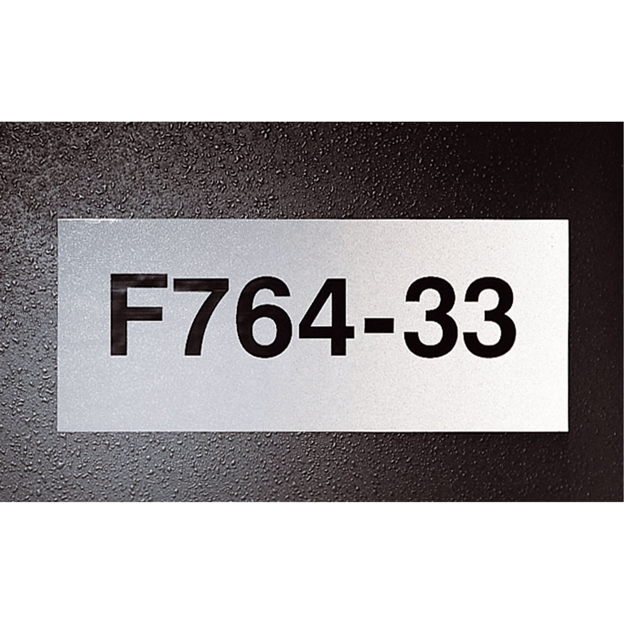 Printer Tape, Retro Reflective, Black, 1.125" Width