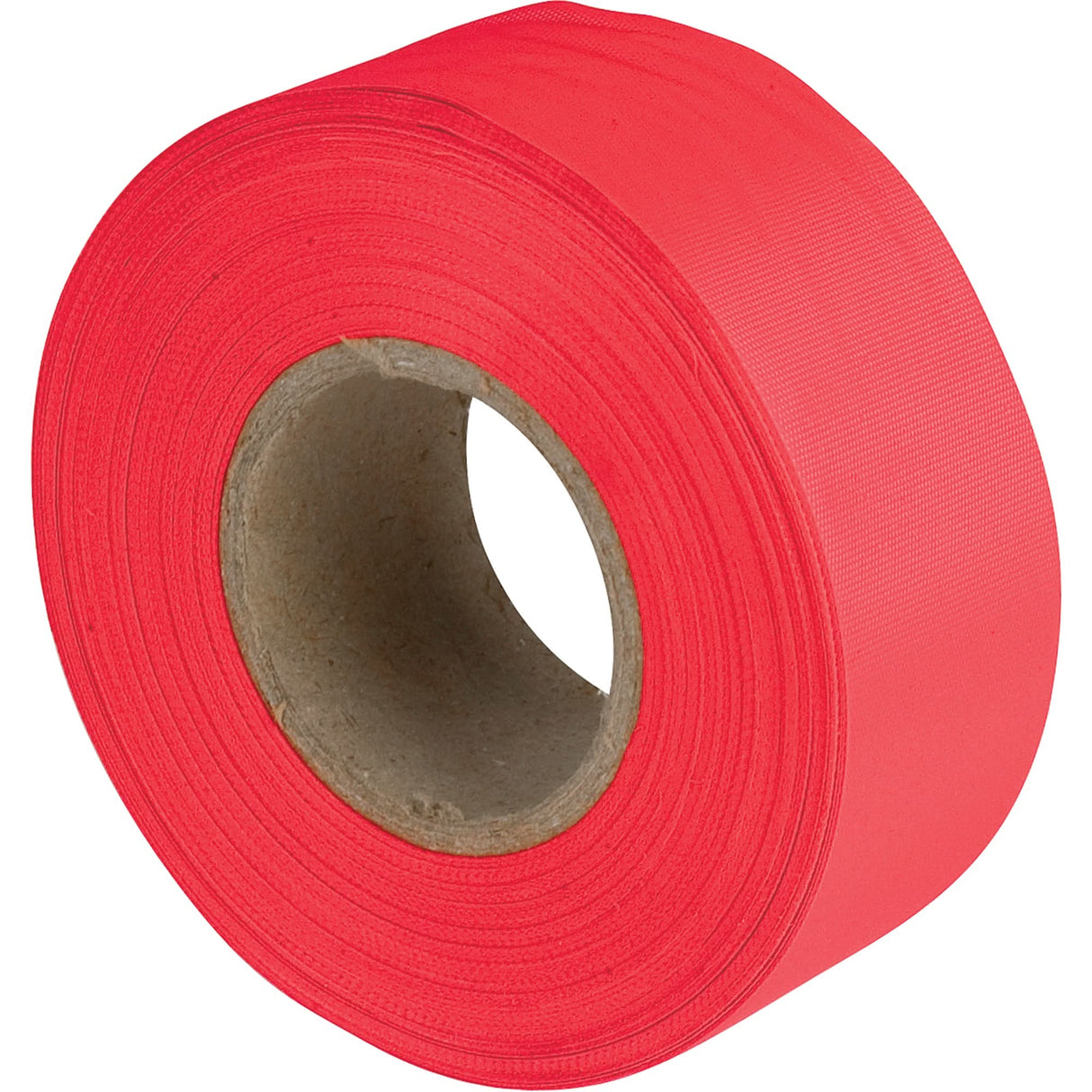 Flagging Tape, 1.1875" W x 150' L, Fluorescent Red