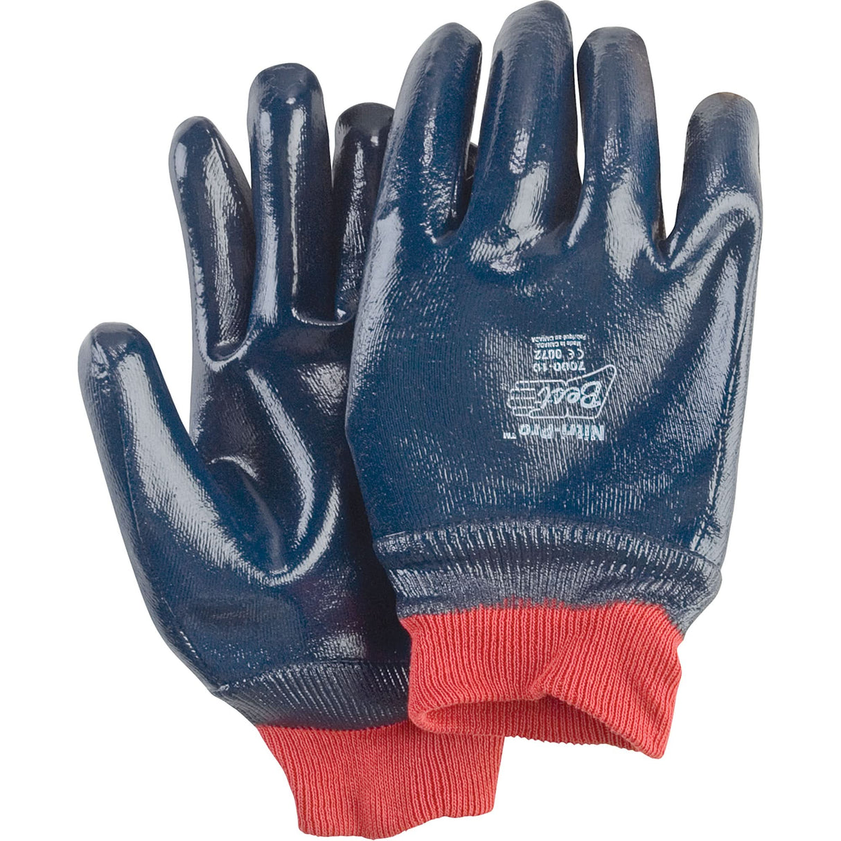 Nitri-Pro® Gloves, 8/Medium, Nitrile Coating, Cotton Shell