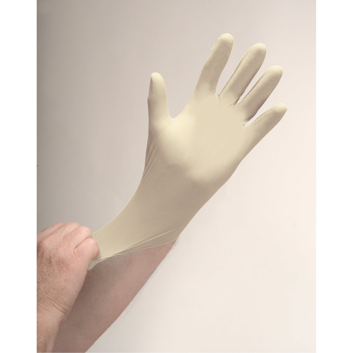 Premium Sensitive Skin Examination Gloves, Large, Latex, 4-mil, Powder-Free, Natural