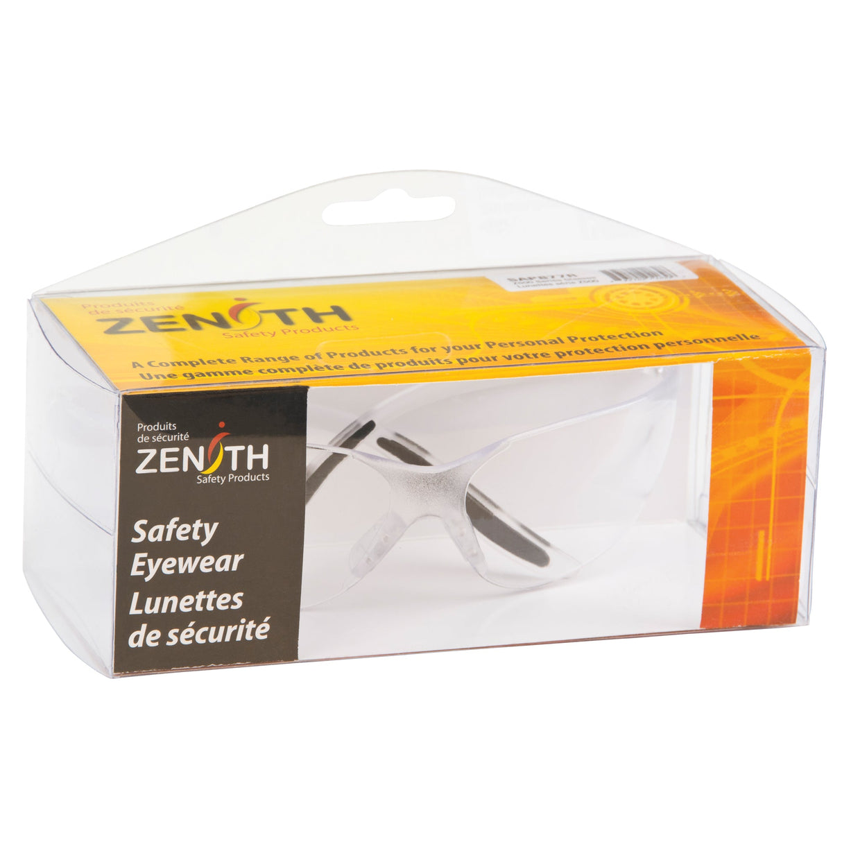 Z500 Series Safety Glasses, Clear Lens, Anti-Scratch, Meets/Exceeds CSA Z94.3