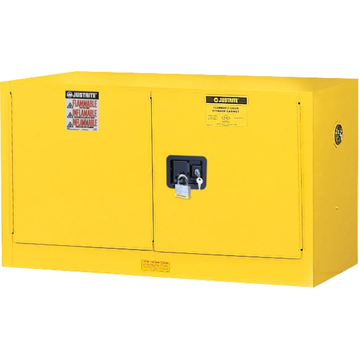 Sure-Grip® EX Wall Mount Flammable Safety Cabinet, 17 gal., 2 Door, 43" W x 24" H x 18" D