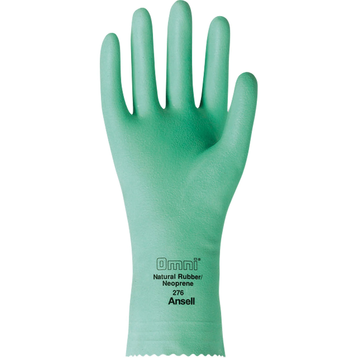 Omni® 276 Gloves, Size Small/7, 12" L, Neoprene/Rubber Latex, Flock-Lined Inner Lining, 20-mil