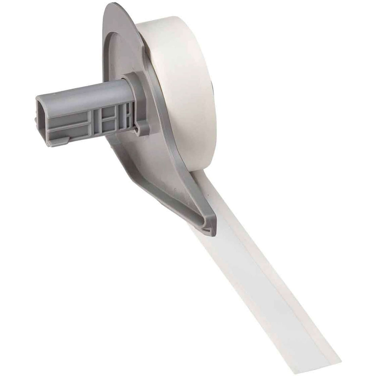 Repositionable Label Printer Tape, Vinyl, White, 0.5" Width