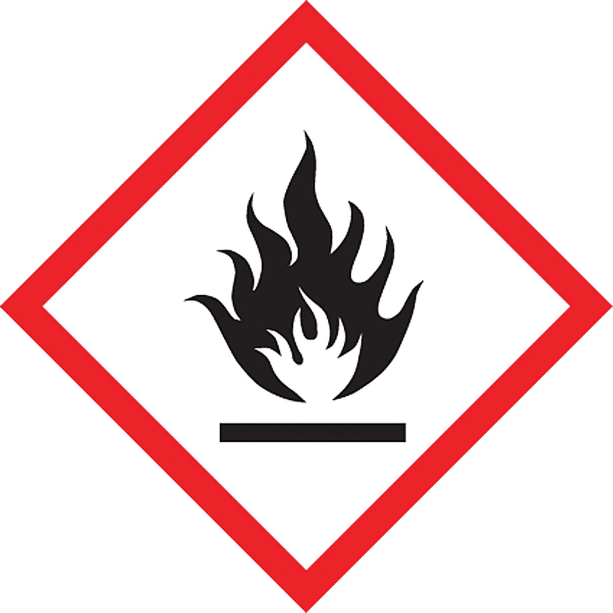 GHS Pictogram Labels, Vinyl, Roll, 1" L x 1" W