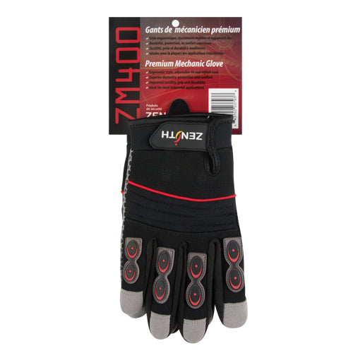 ZM400 Premium Mechanic's Gloves, Synthetic Palm, Size 2X-Large