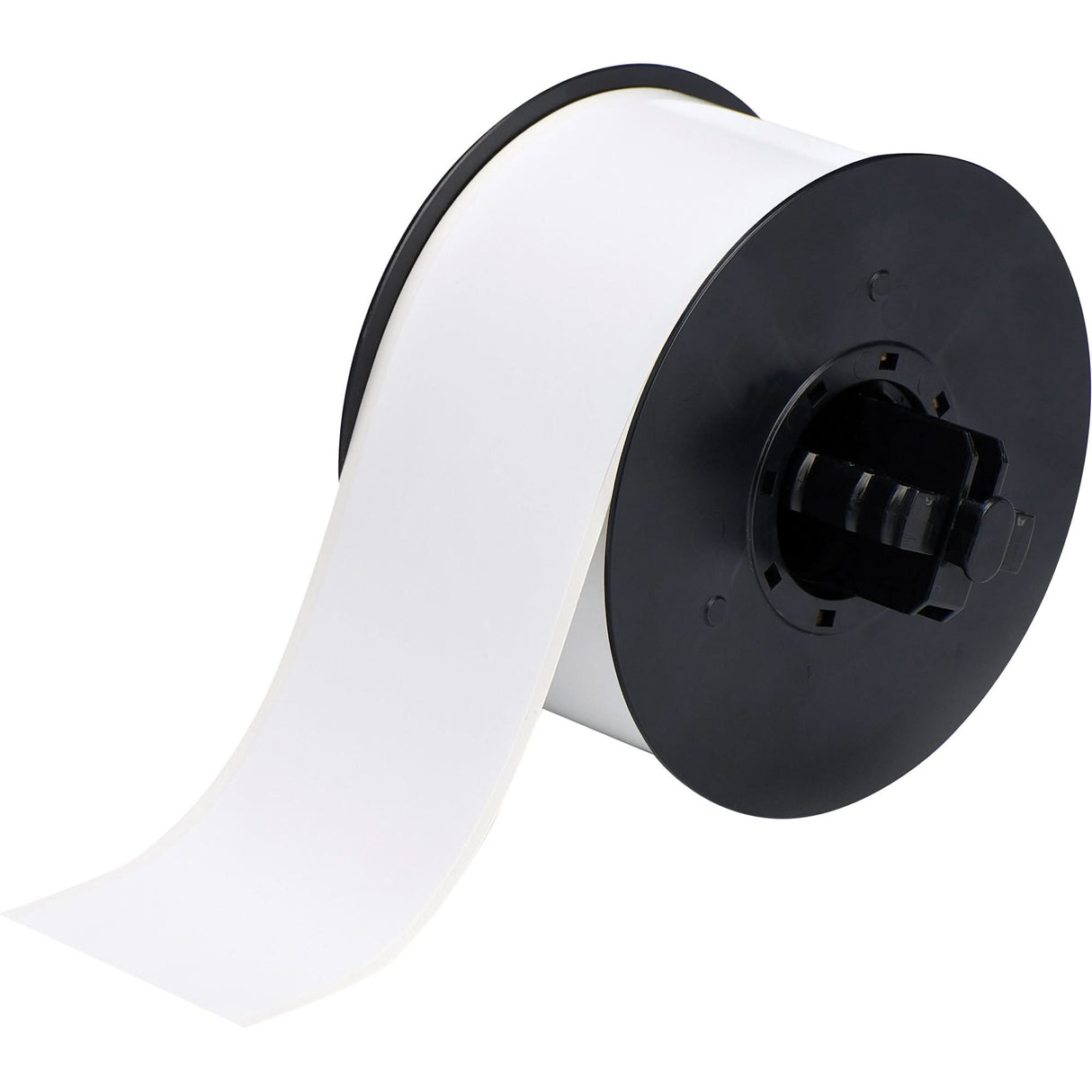 B-595 Indoor/Outdoor Grade Printer Tape, Vinyl, White, 100" Width