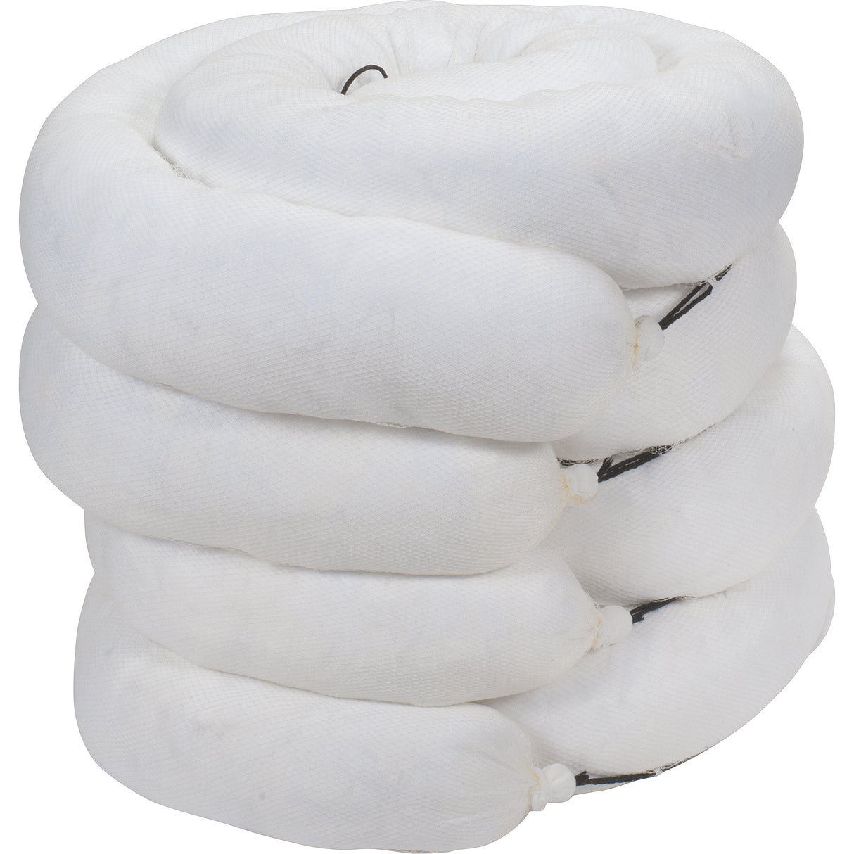 Premium Sorbent Booms, Oil Only, 10' L x 8" W, 70 gal. Absorbancy, 4 /Pack