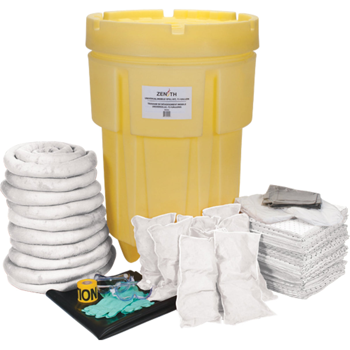 Premium Shop Spill Kit, Oil Only, Drum, 95 US gal. Absorbancy