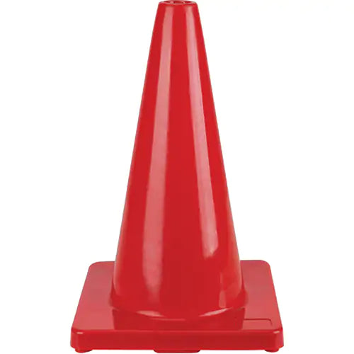 Coloured Traffic Cone, 18", Red
