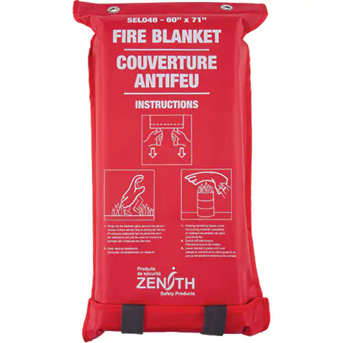 Fire Blanket, Fibreglass, 60"W x 71"L