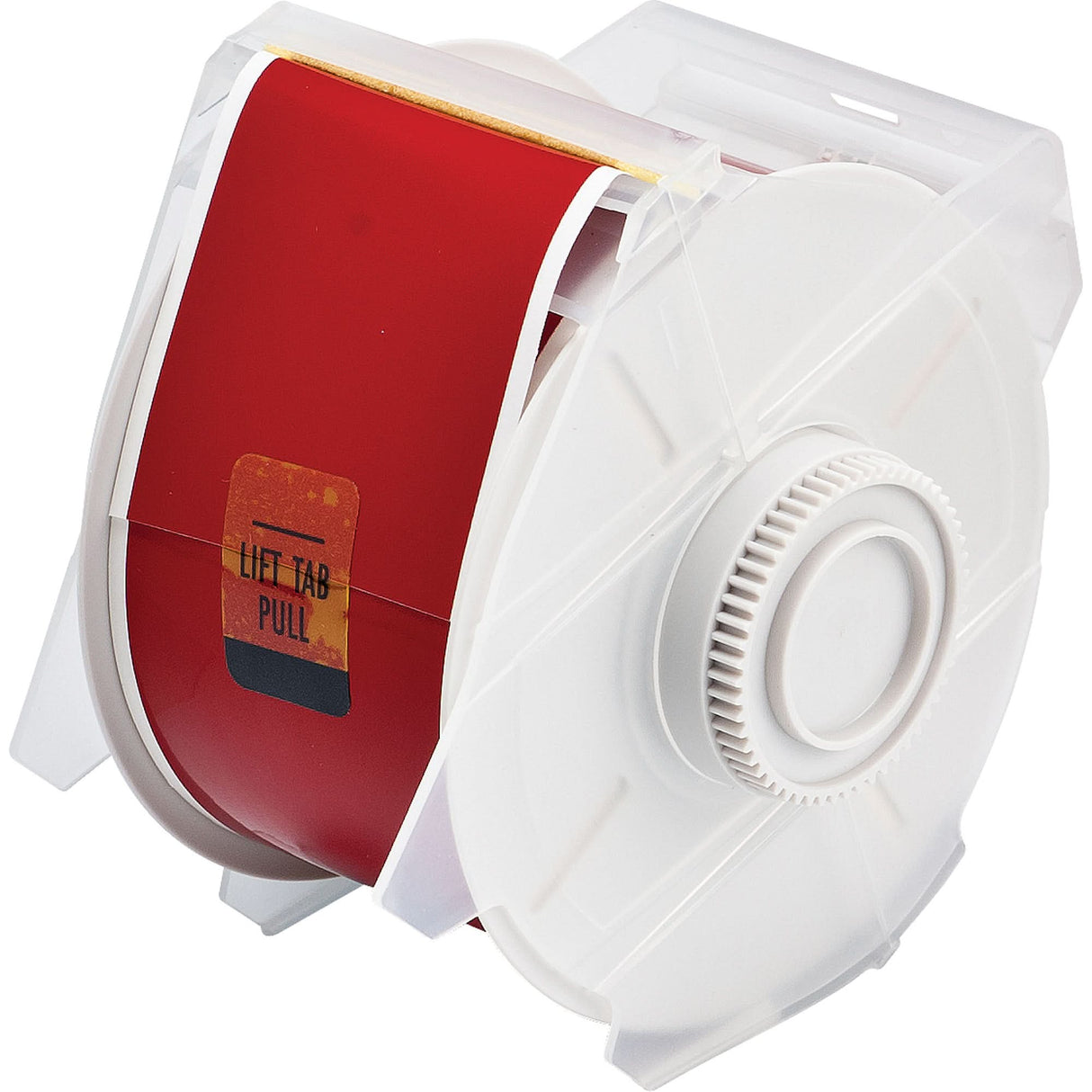 Printer Tape, Polyester, Red, 2.25" Width