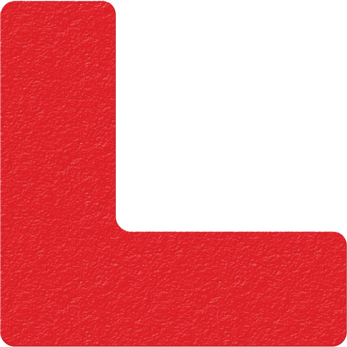 Lean 5S Manufacturing Markers, L, 6" L x 6" W, Red, Vinyl