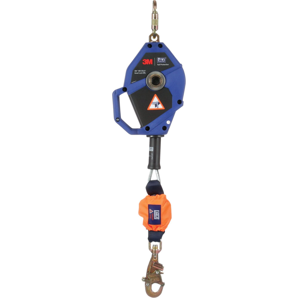 Smart Lock Self-Retracting Lifeline, 20', Galvanized Steel, Swivel