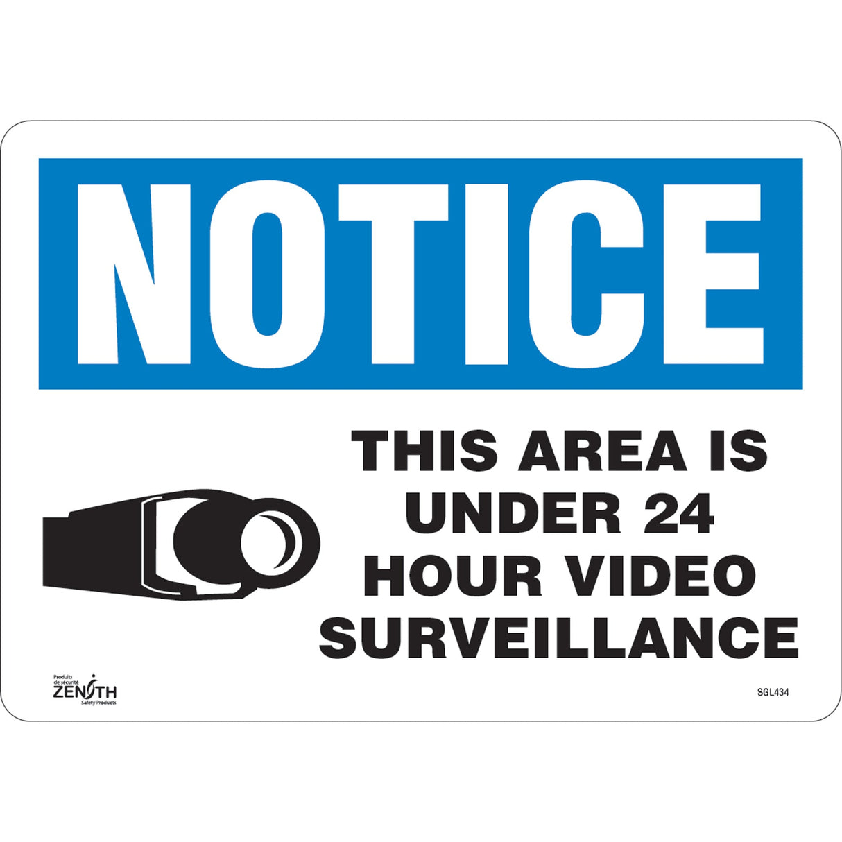 "24 Hour Surveillance" Sign